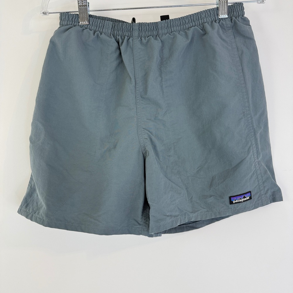 Patagonia Baggies Shorts Mens S Plume Grey 5" Inseam 57022 Nylon Mesh Liner